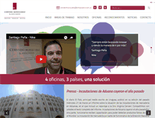 Tablet Screenshot of cmlawyers.com.uy